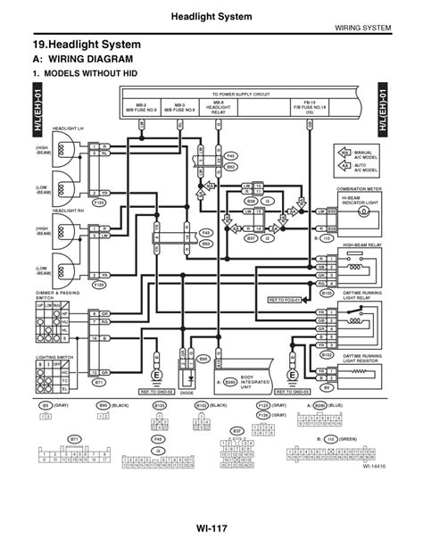 subaru legacy radio wiring diagram