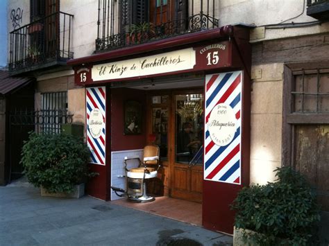 Barber Shop In Madrid  Barber Shop Decor Barber Shop Interior