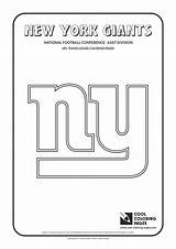 Coloring Nfl Pages Giants Logos Football Teams York Cool American Logo Team National Dallas Print Cowboys Clubs Trending Days Last sketch template