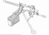 Drawing Gun Machine Fed Drawings Belt Line Water Getdrawings sketch template
