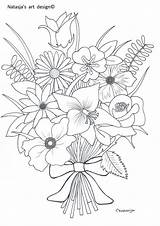 Bloemen Volwassenen Kleurplaten Bloem Tekenen Boeket sketch template