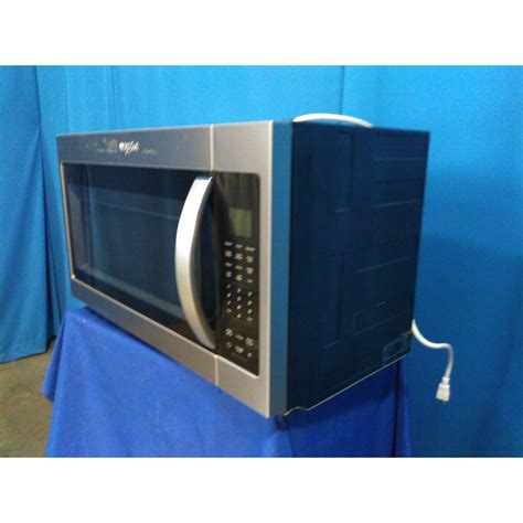 whirlpool wmhhz  cuft stainless steel   range microwave american freight