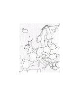Outline Europe Map Surfnetkids Coloring sketch template