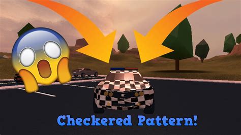 checkered pattern  roblox jailbreak youtube