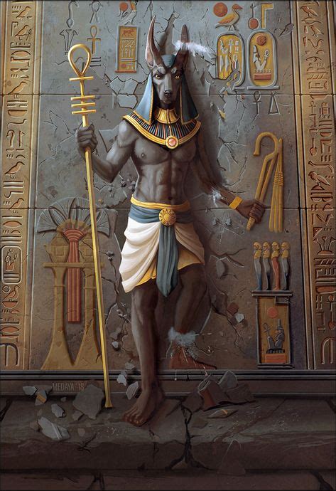 commission anubis by medaya on deviantart with images ancient