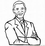 Obama Coloring Barack John Adams Drawing Pages Colouring President Color Printable Comments Drawings Getcolorings Getdrawings sketch template