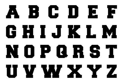 alphabet stencils printable printable templates