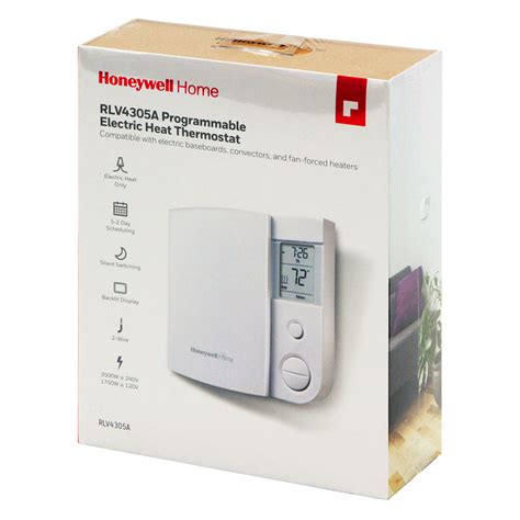 honeywell rlva   day programmable triac  volt thermostat thermostat programmable