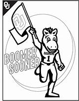 Sooners Oklahoma Sooner Ncaa Boomer Kyler sketch template