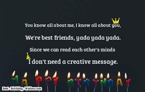 Best Words For Birthday Wishes To Best Friend