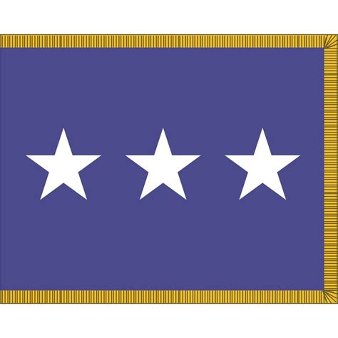 ft air force  star general flag  gold fringe