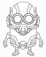 Coloring Pages Minions Robot Print Topcoloringpages Colouring Space sketch template