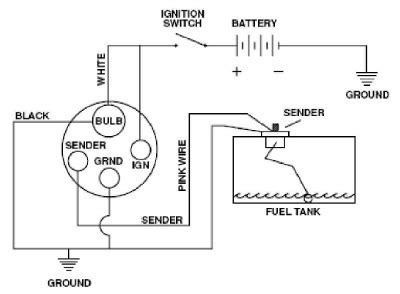aftermarket fuel gauge wiring diagram