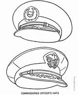 Coloring Pages Military Army Forces Drawing Printable Armed Sheets Hat Soldier Navy Hats Kids Patriotic Color Drawings Force Air Worksheets sketch template