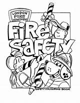 Coloring Safety Fire Pages Prevention Colouring Drawing Clipart House Printable Burning Signs Color Book Department Crime Clip Scene Summer Kids sketch template