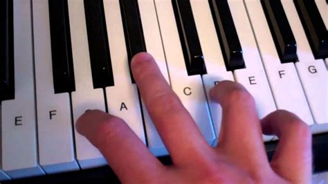G Minor Chord Piano Keyboard Demo Youtube