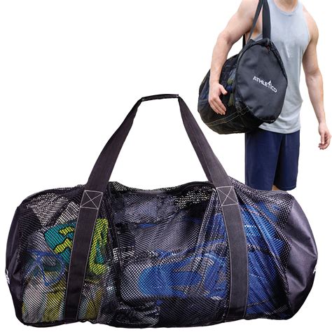 buy athletico mesh dive duffel bag for scuba or snorkeling xl mesh