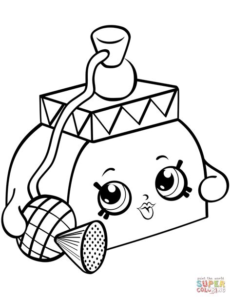 limited edition shopkins coloring pages pretty puff   limited