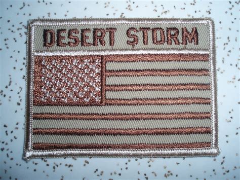 operation desert storm patch usa collectible