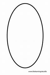 Oval Flashcard Oblong sketch template