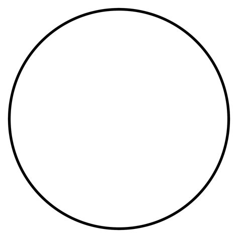 printable circle