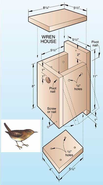 woodmagazinecom wren house bird house kits bird house plans