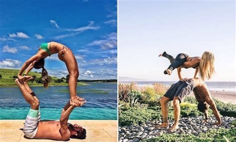 25 acroyoga couples who prove nothing is sexier than being fit together