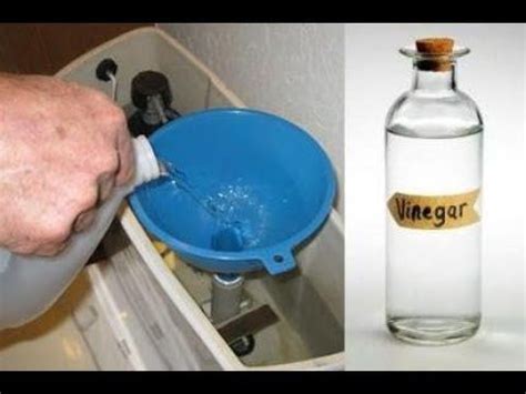 pour vinegar   toilet tank   result  incredible youtube