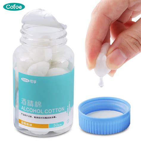 cofoe alcohol disinfection cotton ball medical disposable wound