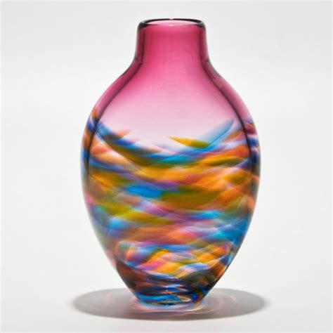 Contemporary Glass Vases I Vortex By Michael Trimpol I Boha Glass