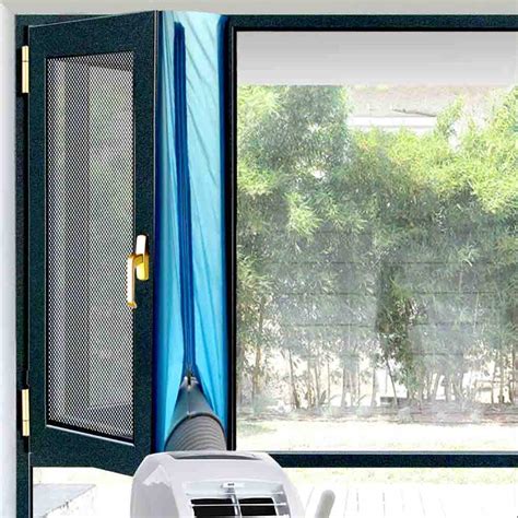 blue cm joyooo airlock window seal  portable air conditioner  tumble dryer room air
