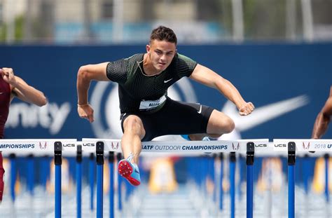 championships devon allen adds   meter hurdles national title