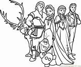 Frozen Coloring Family Pages Printable Pdf Cartoon Kids Color Print Getcolorings Coloringpages101 Getdrawings sketch template