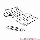 School Pages Printable Coloring Diary Education Colouring Sheet Title Coloringpagesfree sketch template