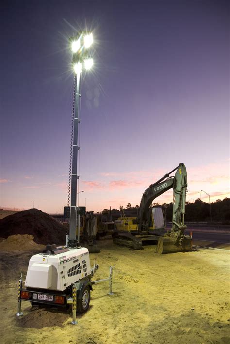 lighting tower diesel grt hire