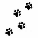 Huellas Perros Huella Dibujos sketch template