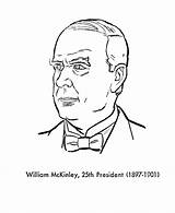 Mckinley William Coloring Pages Printables Presidents Usa Go Print Next Back sketch template