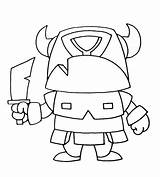 Pekka Coloring Pages Mini Clash Royal Printable sketch template