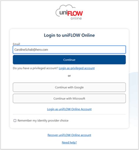 uniflow   passwordless user accounts industry analysts