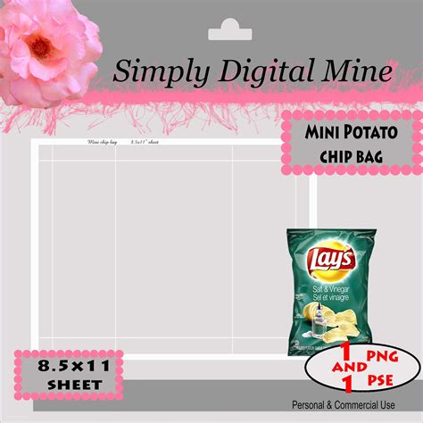 chip bag template   mickie mouse chip bag printable