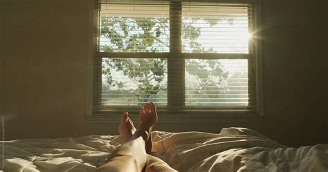 Pov Morning Sunlight In Bedroom Bed By Stocksy Contributor Maryanne