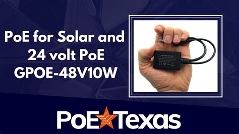 power  ethernet  solar   passive gpoe vw youtube