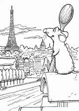 Remy Ratatouille Kijkt Parijs sketch template