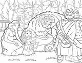 Merida Brave Coloring Disney Pages King Fergus Macguffin Elinor Lord Queen Coloringpagesfortoddlers Kids Family Ten sketch template