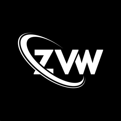 zvw logo zvw letter zvw letter logo design initials zvw logo linked  circle  uppercase