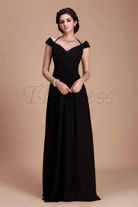 a line halter capped off the shoulder long bridesmaid