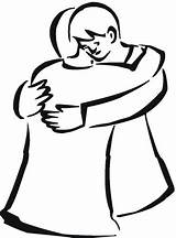 Hugging Clipart Cartoon People Drawing Hug Friends Clip Hugs Each Other Forgiveness Two Huging Coloring Cliparts Film Library Clipartbest Halloween sketch template