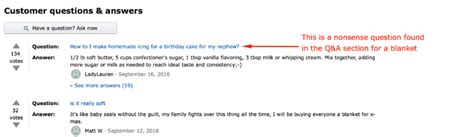amazon customer questions  answers   practices