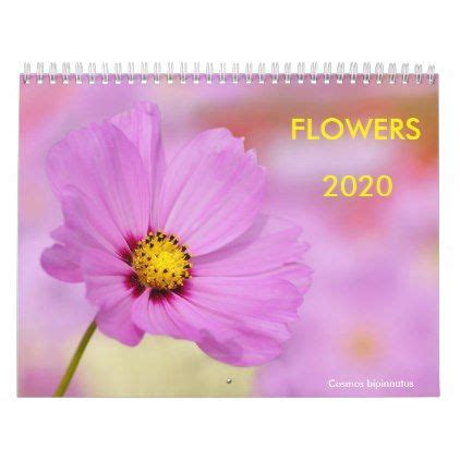 flowers calendar calendars  personalized calendar flower calendar calendar