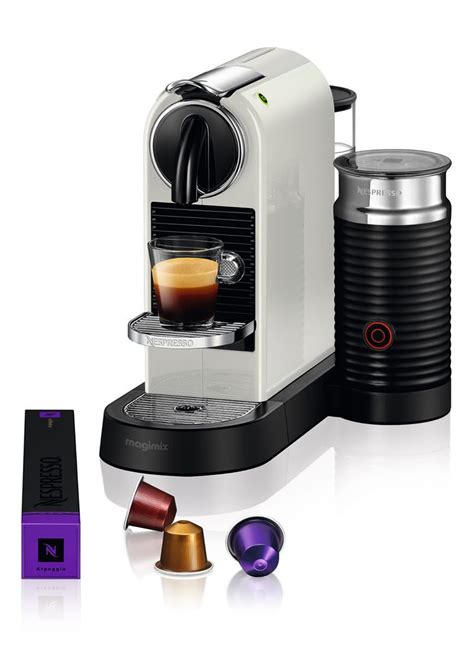 magimix citiz milk nespresso machine mcn wit de bijenkorf